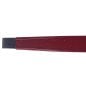 Red English Leather Show Saddle Browband