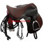 16-17 Brown All Purpose English Saddle Package