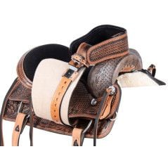 111049N Cowboy Western Pleasure Trail All Purpose Antique Oil Leather Horse Saddle Tack Set