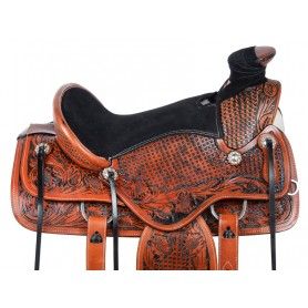 111084 Roping Antique Oil Western Roping Ranch Work Wade Tree Cowboy Leather Horse Saddle Tack