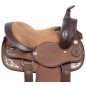 Brown Silver Pony Western Synthetic Youth Kids Saddle Tack Set 10
