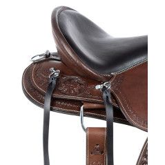 111085G Western Pleasure Trail Gaited Leather Horse Saddle Tack Set