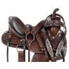 Western Pleasure Trail Endurance Leather Horse Saddle Tack Set 16 17 18