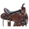 Western Pleasure Trail Endurance Leather Horse Saddle Tack Set 16 17 18