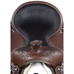 111085 Western Pleasure Trail Gaited Leather Horse Saddle Tack Set