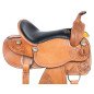 All Purpose Comfy Pleasure Trail Riding Western Leather Horse Saddle Tack Set 16"