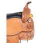 All Purpose Comfy Pleasure Trail Riding Western Leather Horse Saddle Tack Set 16"