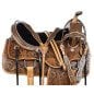 Antique Leather Tooled Western Pleasure Trail Ranch Classic Horse Saddle Tack Set 111046N
