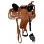 New 17 Golden Show Western Saddle With Tack