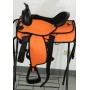 14 Orange Youth Horse Synthetic Saddle