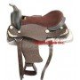 NEW GORGEOUS SILVER SHOW WESTERN HORSE SADDLE