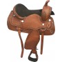 Hand Made Western Tooled Horse Pleasure Trail Saddle 16 17