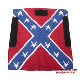 New Rebel Confederate Flag Fleece Lined Saddle Pad