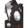 Exquisite Custom Made Brown Silver Show Saddle Tack 16