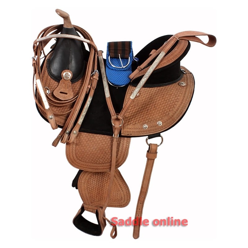 New Natural 16 Treeless Saddle Tack Package