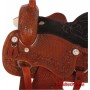 16 Premium Brown Hand Carved Saddle Tack Package Tack