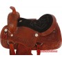 16 Premium Brown Hand Carved Saddle Tack Package Tack