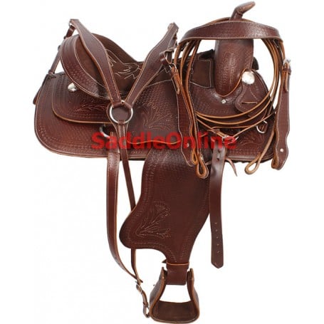 17 Ranch Work Trail Saddle Breast Plate Tack