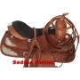 New Western Show Saddle Brown Silver Show Set 16