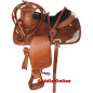 New Western Show Saddle Brown Silver Show Set 15