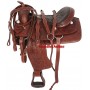 Premium Brown Tooled Saddle Cow Softy Seat