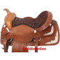 New Brown 17 Western Tooled Show Saddle Tack