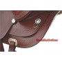 Custom Made Brown Western Trail Saddle Tack Package 15