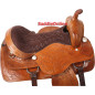 Premium Brown Western Trail Horse Saddle 15 16 17 18