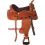 Premium Leather Western Trail Saddle 15 16 17 18