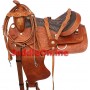 Tan Leather Western Horse Trail Pleasure Trail Saddle 15 16 17 1