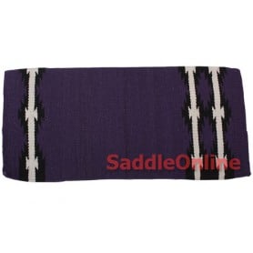 Purple Cutting Reining Western Wool Show Blanket Pad