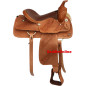 14 Tooled Western Slick Leather Seat Horse Saddle