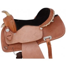 Rawhide Horn Rough Out Western Barrel Racing Saddle 15.5