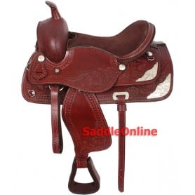 Hand Carved Western Horse Show Saddle Tack 16