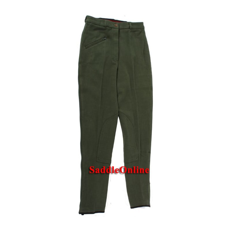 New 22-34 Green Cool Cotton Riding Breeches / Pants