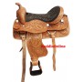 Hand Carved Western Leather Trail Saddle Tack 15 18