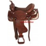 Brown Western Trail Show Horse Saddle Tack 17 18