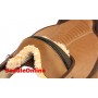 Brown Synthetic Treeless Horse Saddle 16