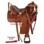 Western Trail Horse Pleasure Saddle Headstall 15-18