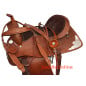 New Comfortable Western Trail Show Leather Saddle 15-17