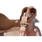 Hand Carved Western Leather Horse Show Saddle 16