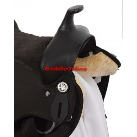 Western Synthetic Gaited Horse Saddle Tack Pad 17 18