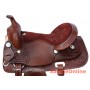 Western Leather Horse Pleasure Trail Saddle Tack 16 18