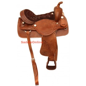 Premium Western Trail Horse QH Saddle 15 16 17 18