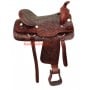 Western Trail Pleasure Horse Leather Saddle 15 16 17 18