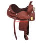 15 Leather Western Draft Horse Tooled Saddle