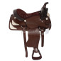 New Brown Western QH 14 Show Leather Saddle