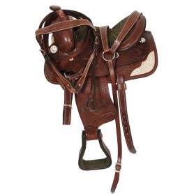12 Youth Pony Show Hand Carved Western Saddle