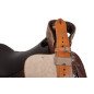 Hand Carved Western Trail Reining Saddle Tack Set 15 16