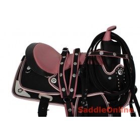 Youth Pony Pink Western Synthetic Saddle Tack Pad 12-13
